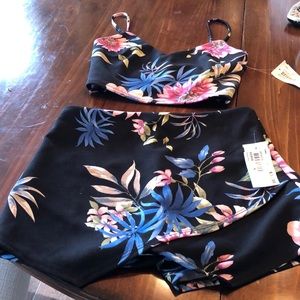 Two piece skort set